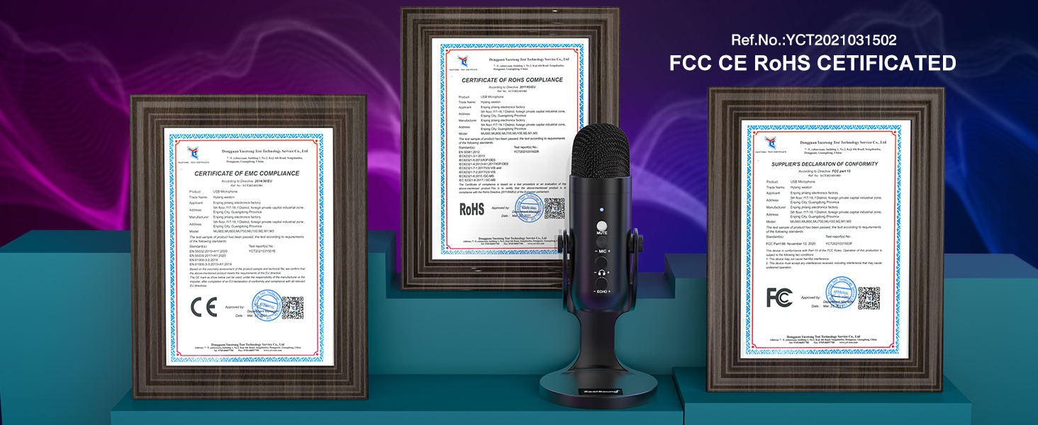 fcc ce rohs certificated