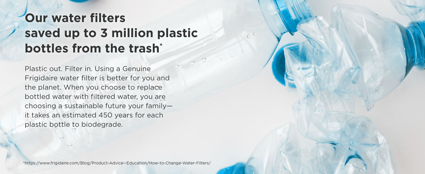 Water filters saves up to 3 million plastic bottles