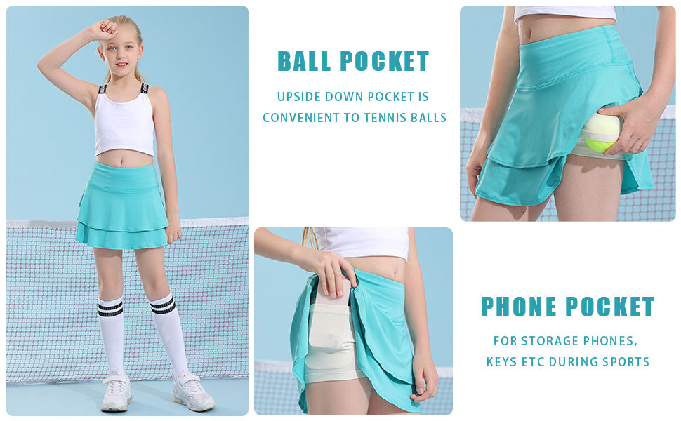 kids tennis skirt