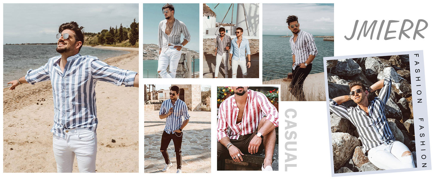 striped shirts for men