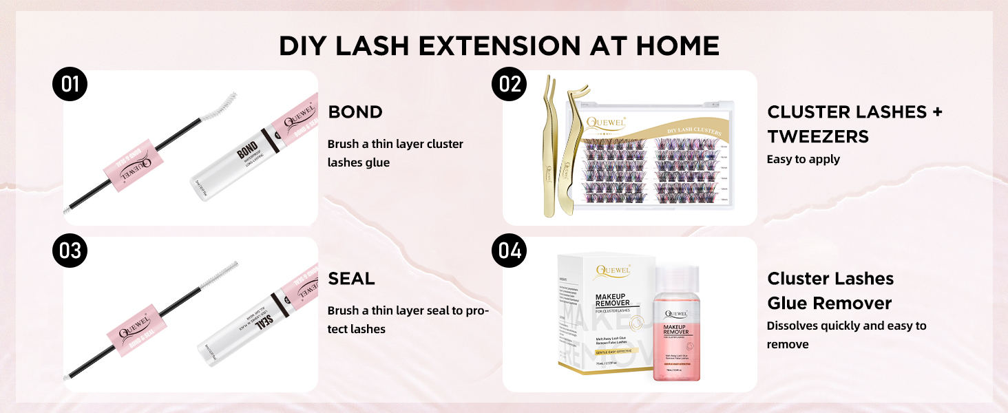 clusters lashes remover