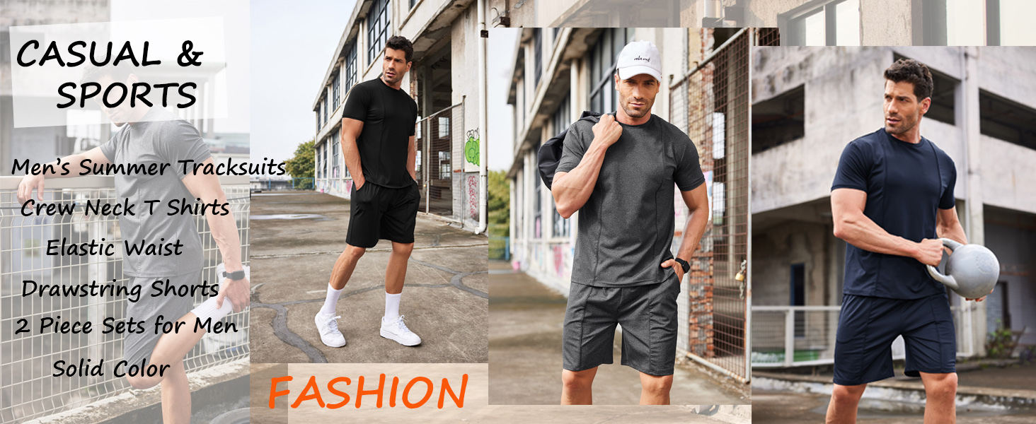 mens 2 piece summer track suits