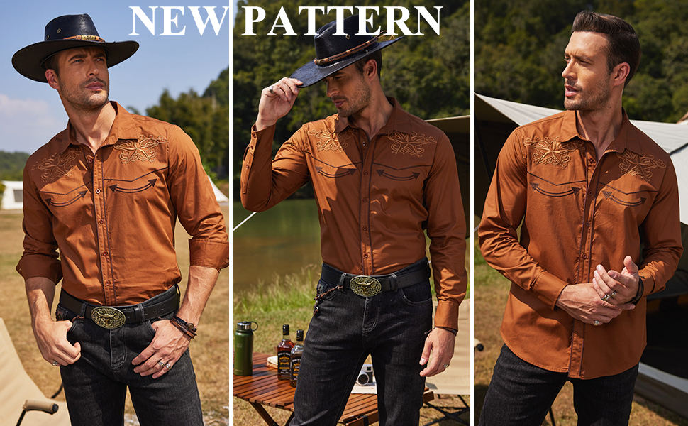 mens cowboy shirts