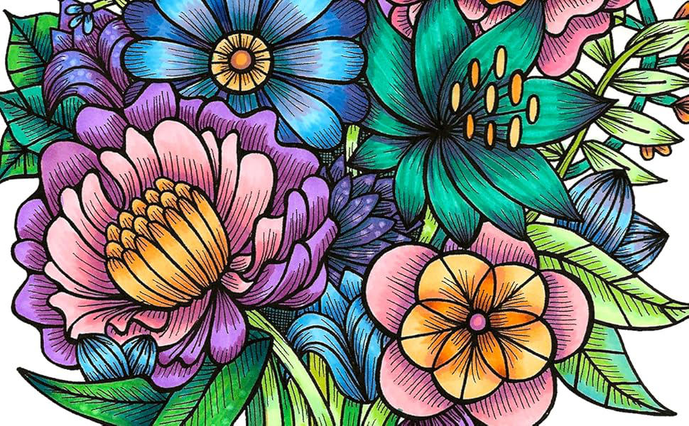 Copic Multiliner_Marker_illustration_flower