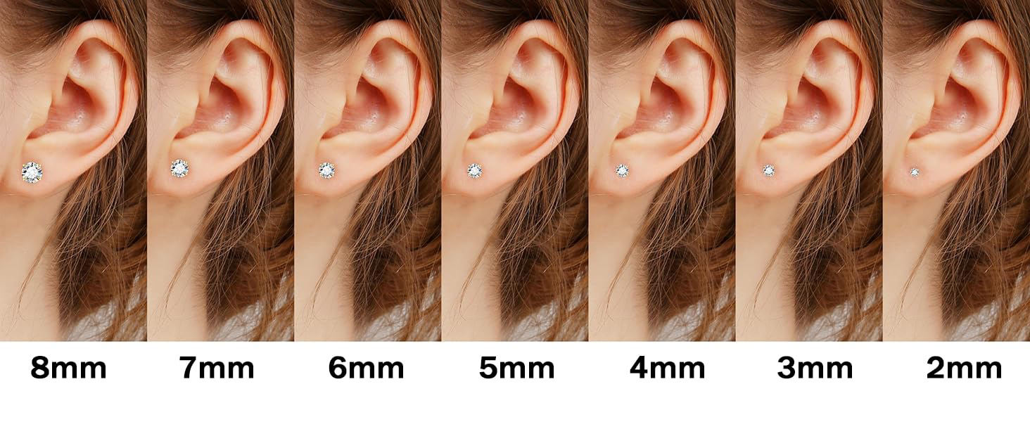 gold stud earrings for women