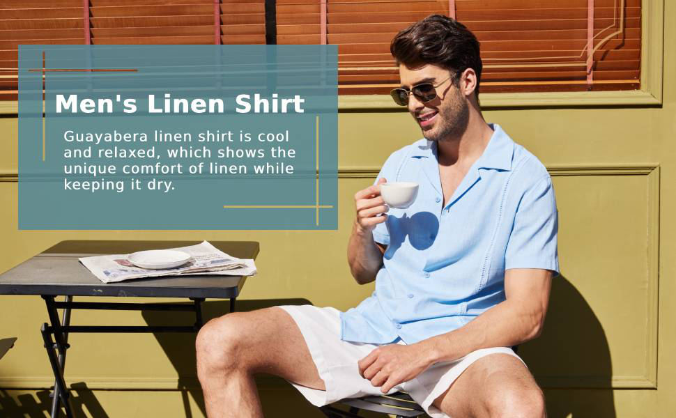 Mens linen shirt