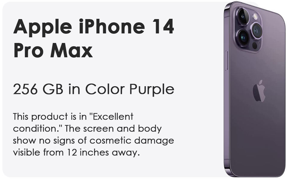 iphone 14 pro max renewed